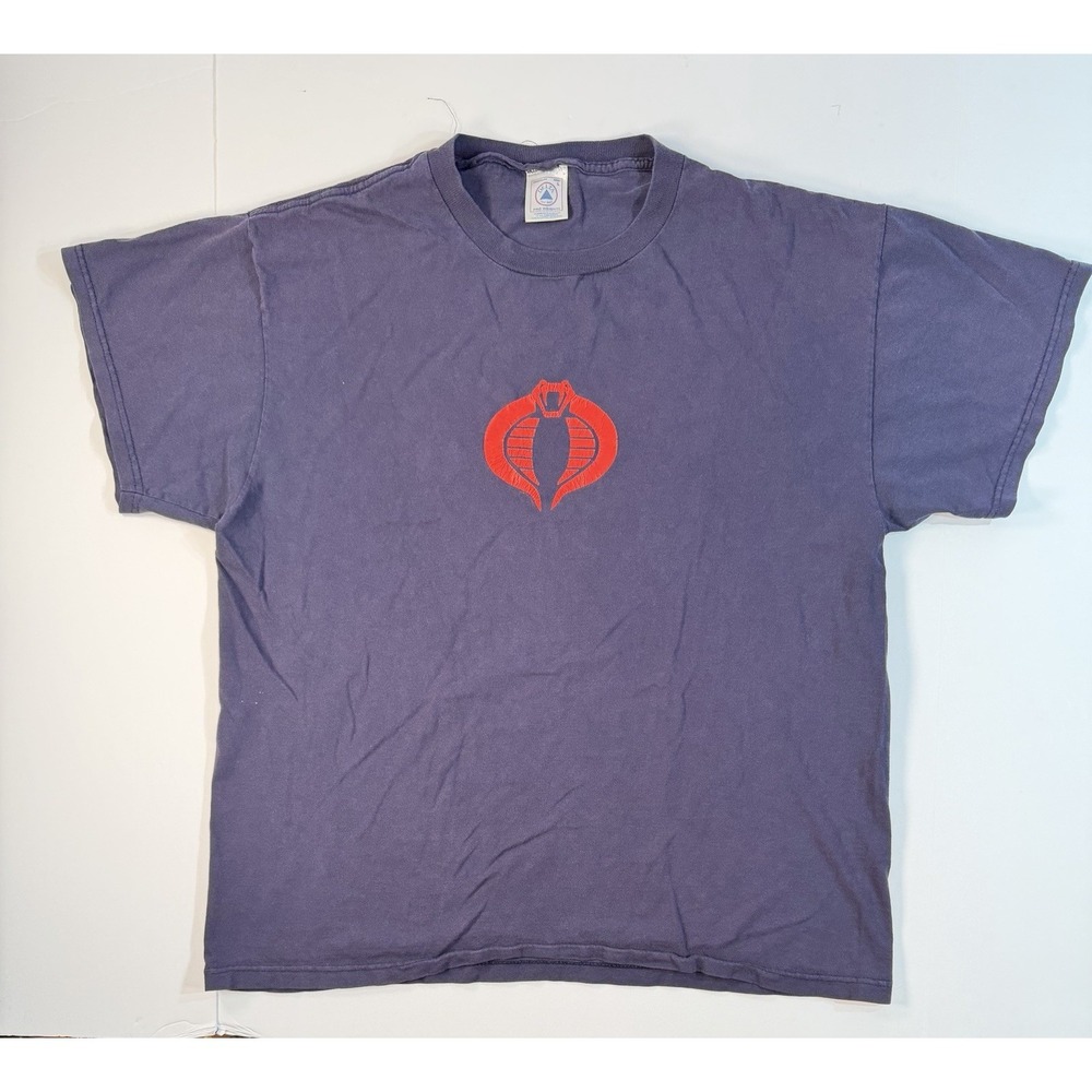 GI Joe Cobra Logo T Shirt Mens Large Delta Pro Weight Vintage